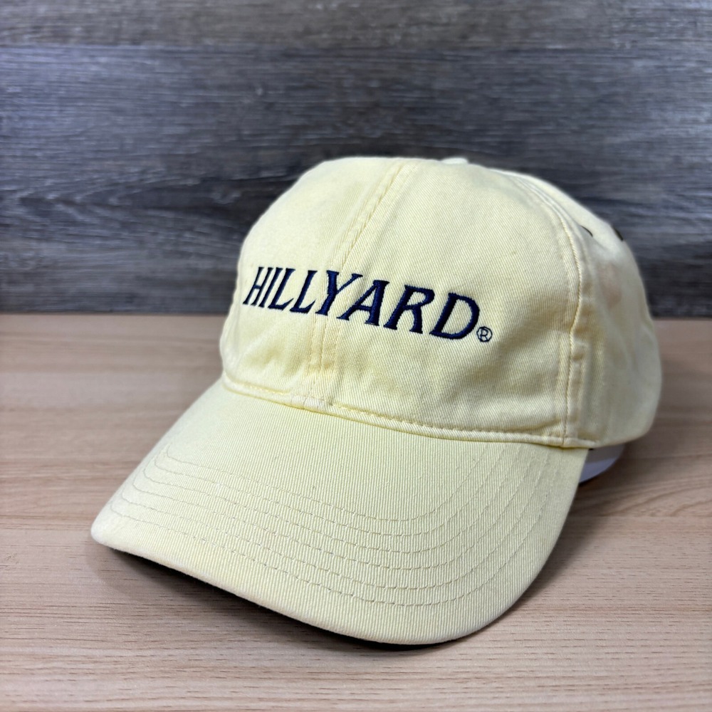 Hillyard Hat Cap‎ Strap Back Yellow One Size Adjustable
